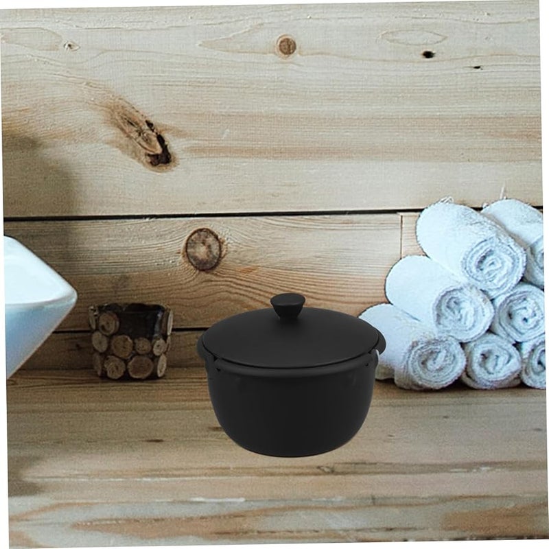 Cabilock Retro Vertical Ashtray with Lid for Home and Car Black - Image 3